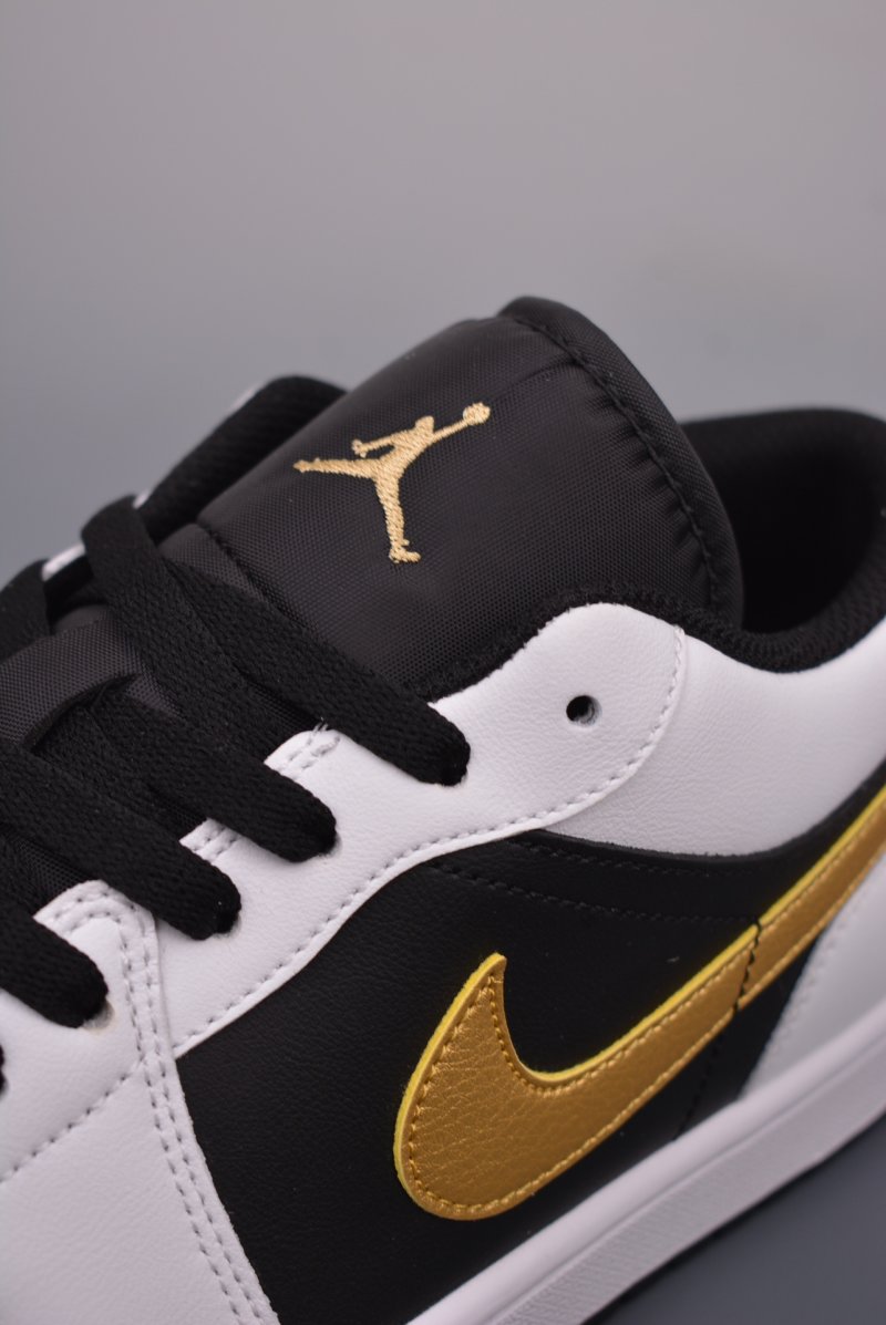 Air Jordan 1 Low 'White / Black / Gold' view
