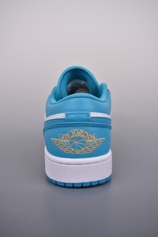 Air Jordan 1 Low 'White / Blue' view 4