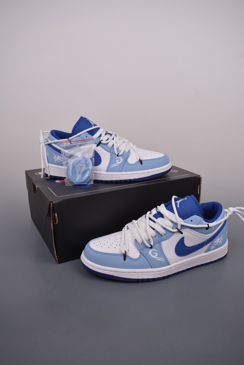 Air Jordan 1 Low 'Deconstructed' view
