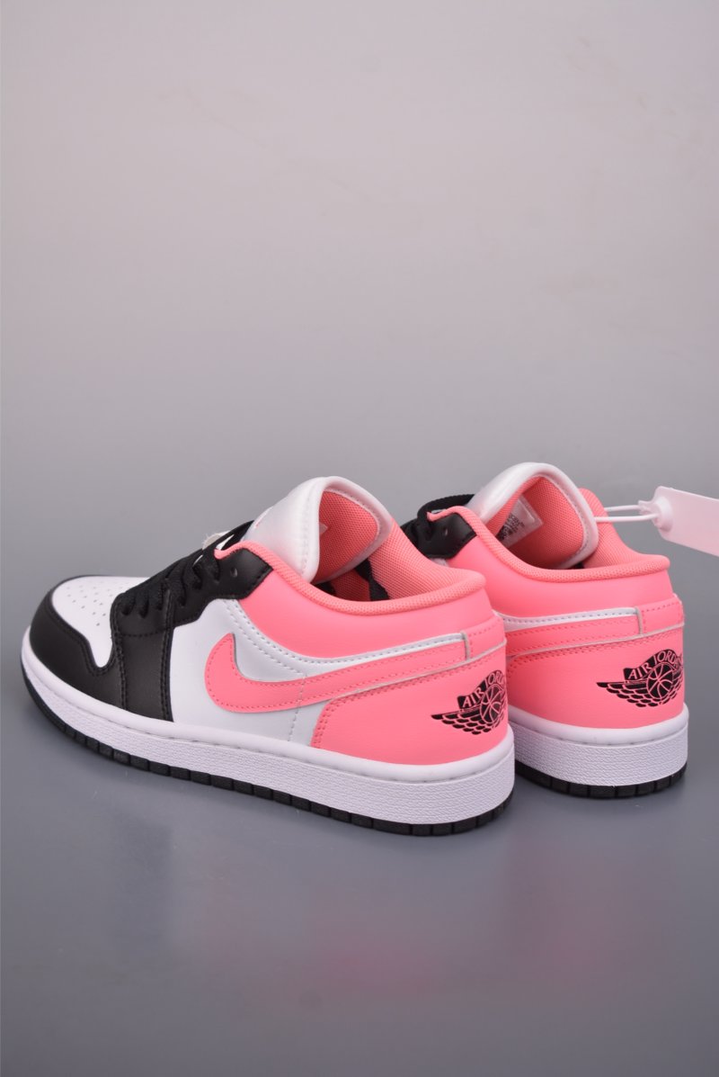 Air Jordan 1 Low 'Black / Pink' view