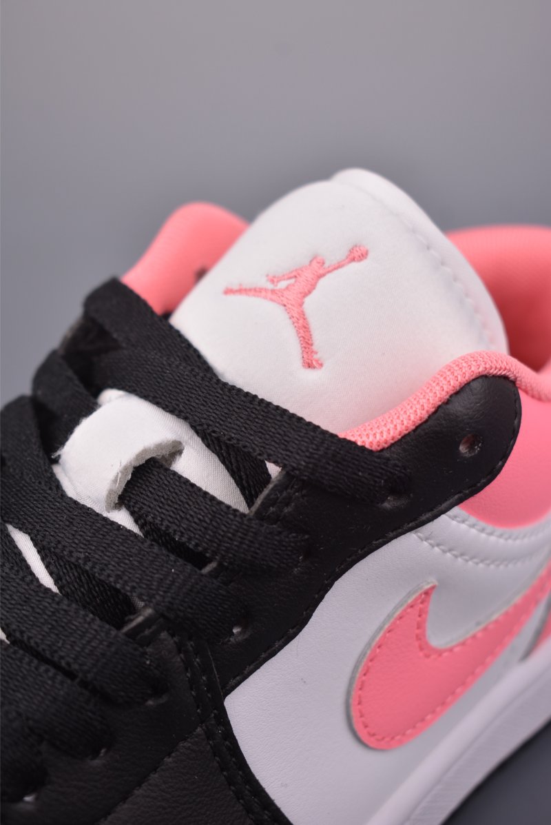 Air Jordan 1 Low 'Black / Pink' view