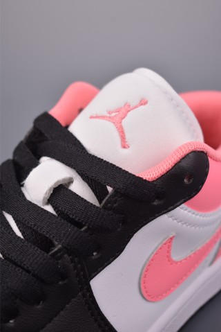 Air Jordan 1 Low 'Black / Pink' view 7