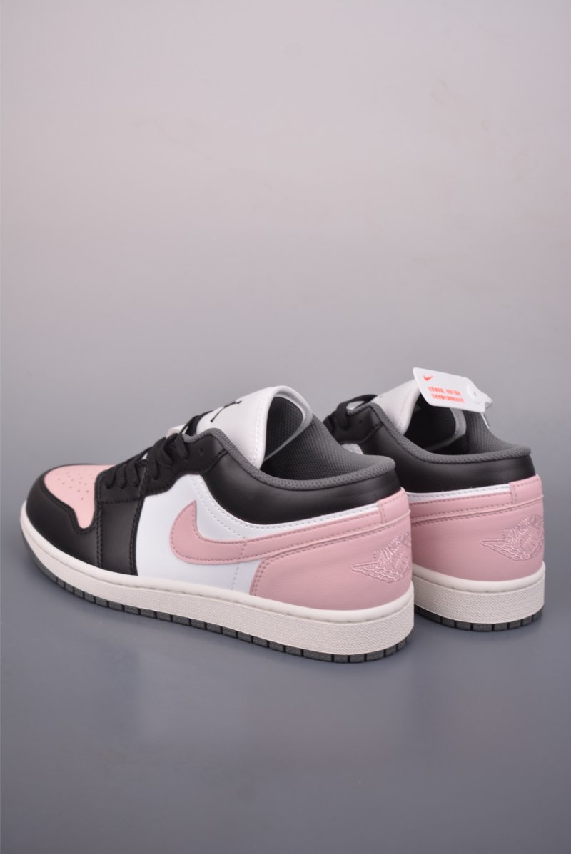 Air Jordan 1 Low 'Black / Pink' view