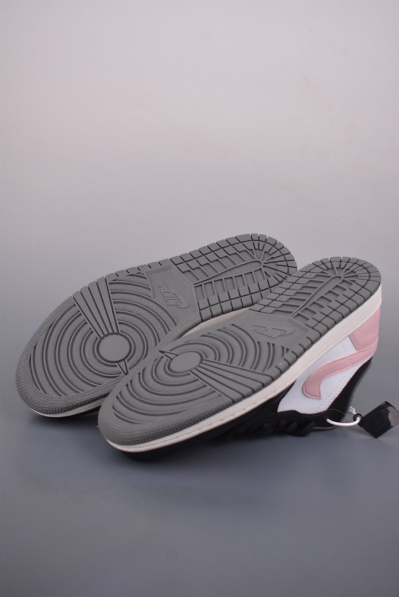 Air Jordan 1 Low 'Black / Pink' view