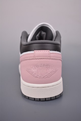 Air Jordan 1 Low 'Black / Pink' view 4