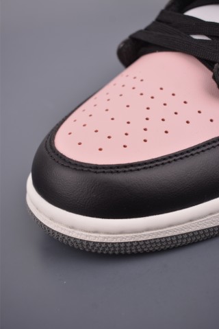 Air Jordan 1 Low 'Black / Pink' view 6