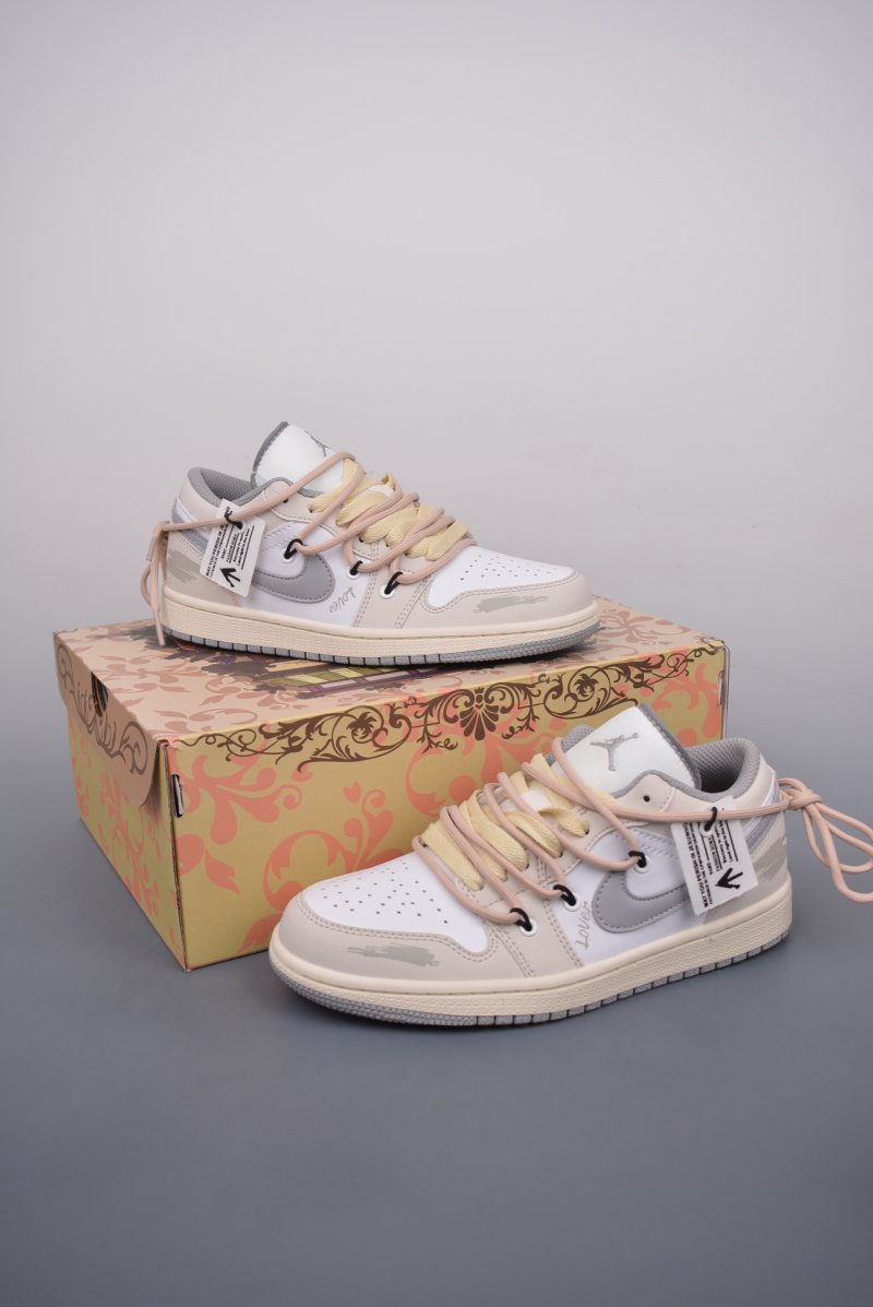 Air Jordan 1 Low 'Deconstructed' view