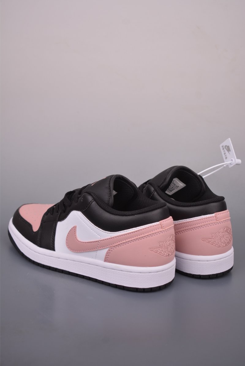 Air Jordan 1 Low 'Black / Pink' view