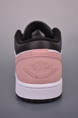 Air Jordan 1 Low 'Black / Pink' view 4