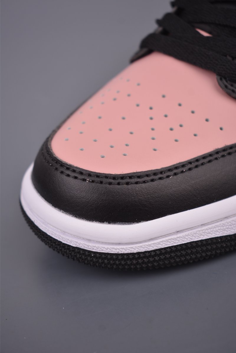 Air Jordan 1 Low 'Black / Pink' view