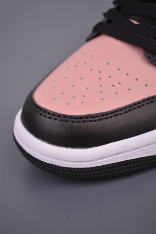 Air Jordan 1 Low 'Black / Pink' view 6