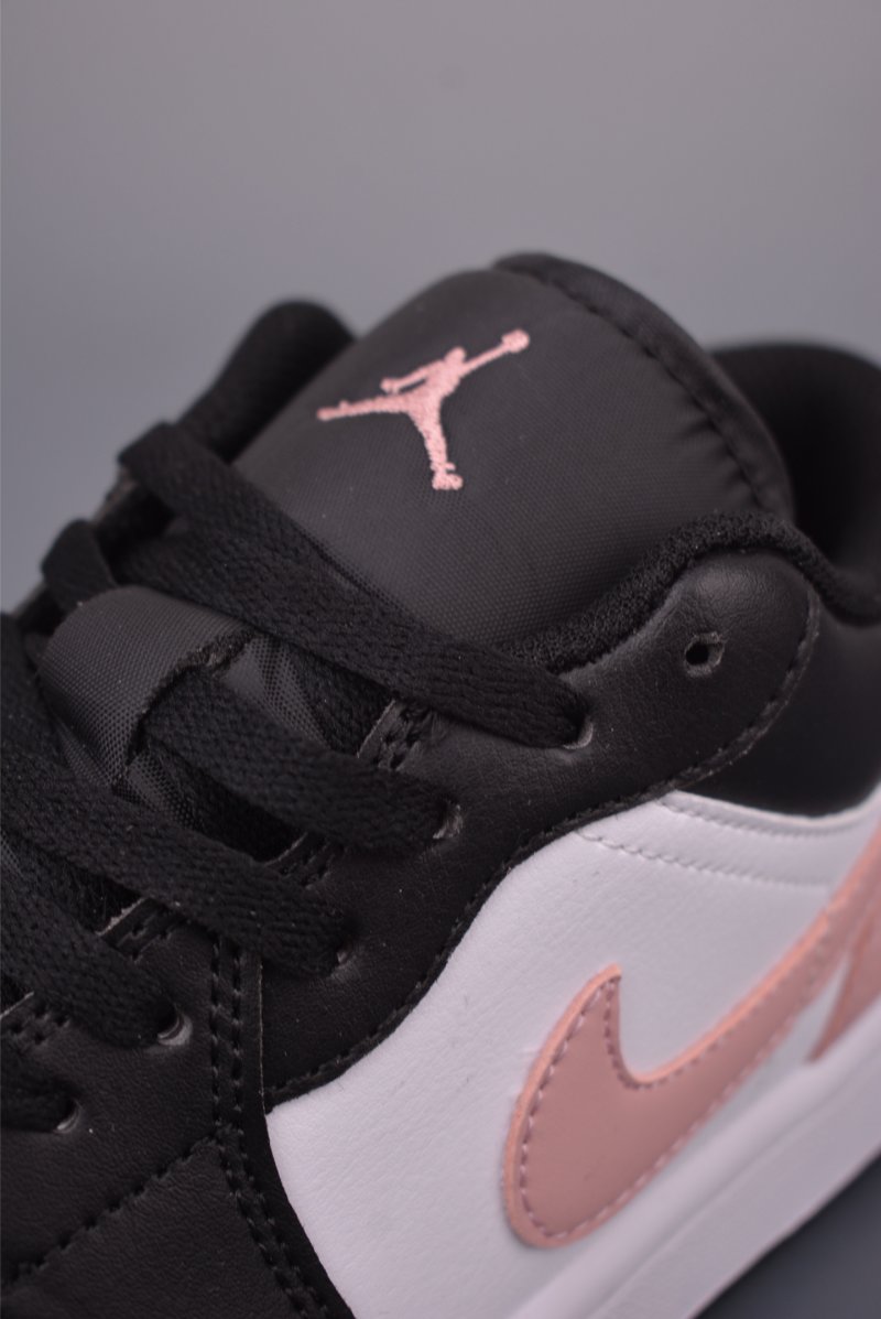 Air Jordan 1 Low 'Black / Pink' view