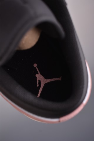 Air Jordan 1 Low 'Black / Pink' view 9