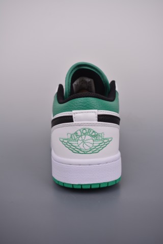 Air Jordan 1 Low 'White / Mint Green' view 4