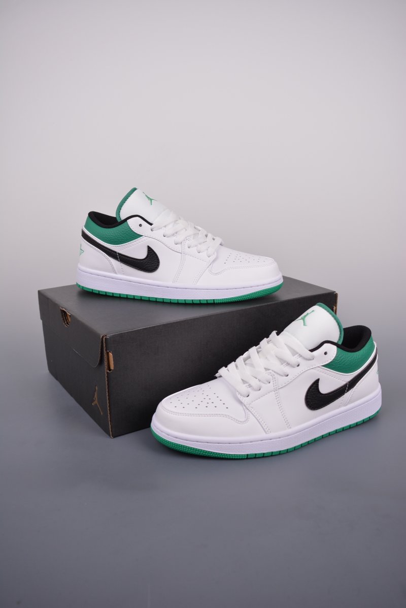 Air Jordan 1 Low 'White / Mint Green' view