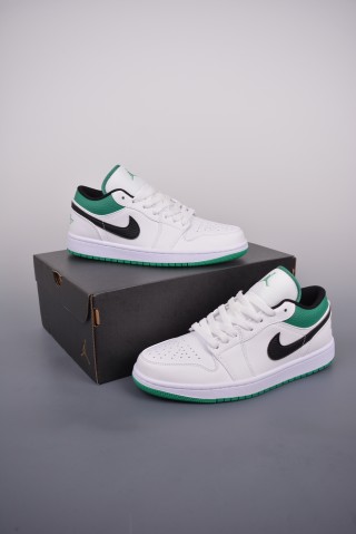 Air Jordan 1 Low 'White / Mint Green' view 5
