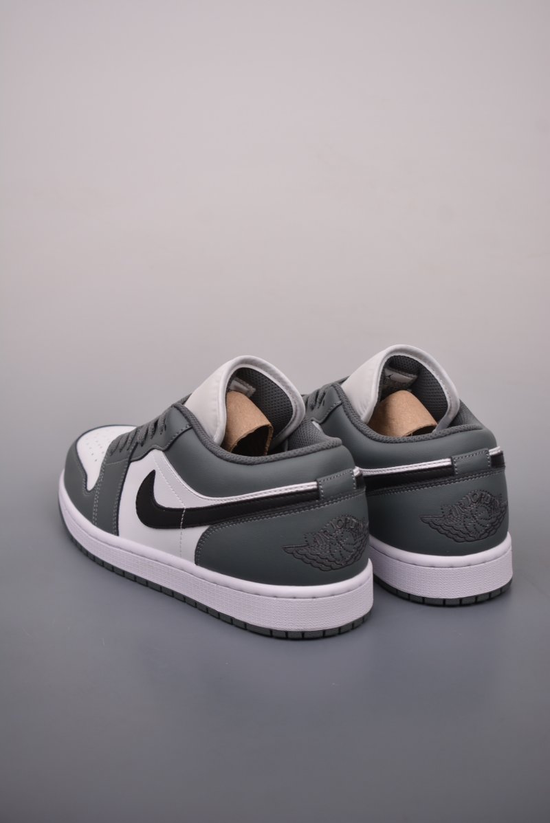 Air Jordan 1 Low 'White / Black / Grey' view