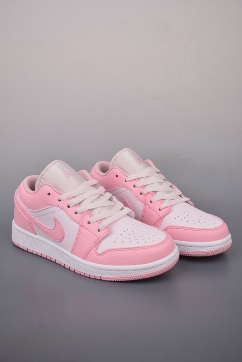 Air Jordan 1 Low 'White / Pink'