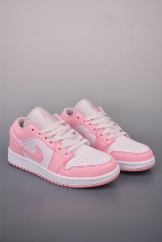 Air Jordan 1 Low 'White / Pink' view 1