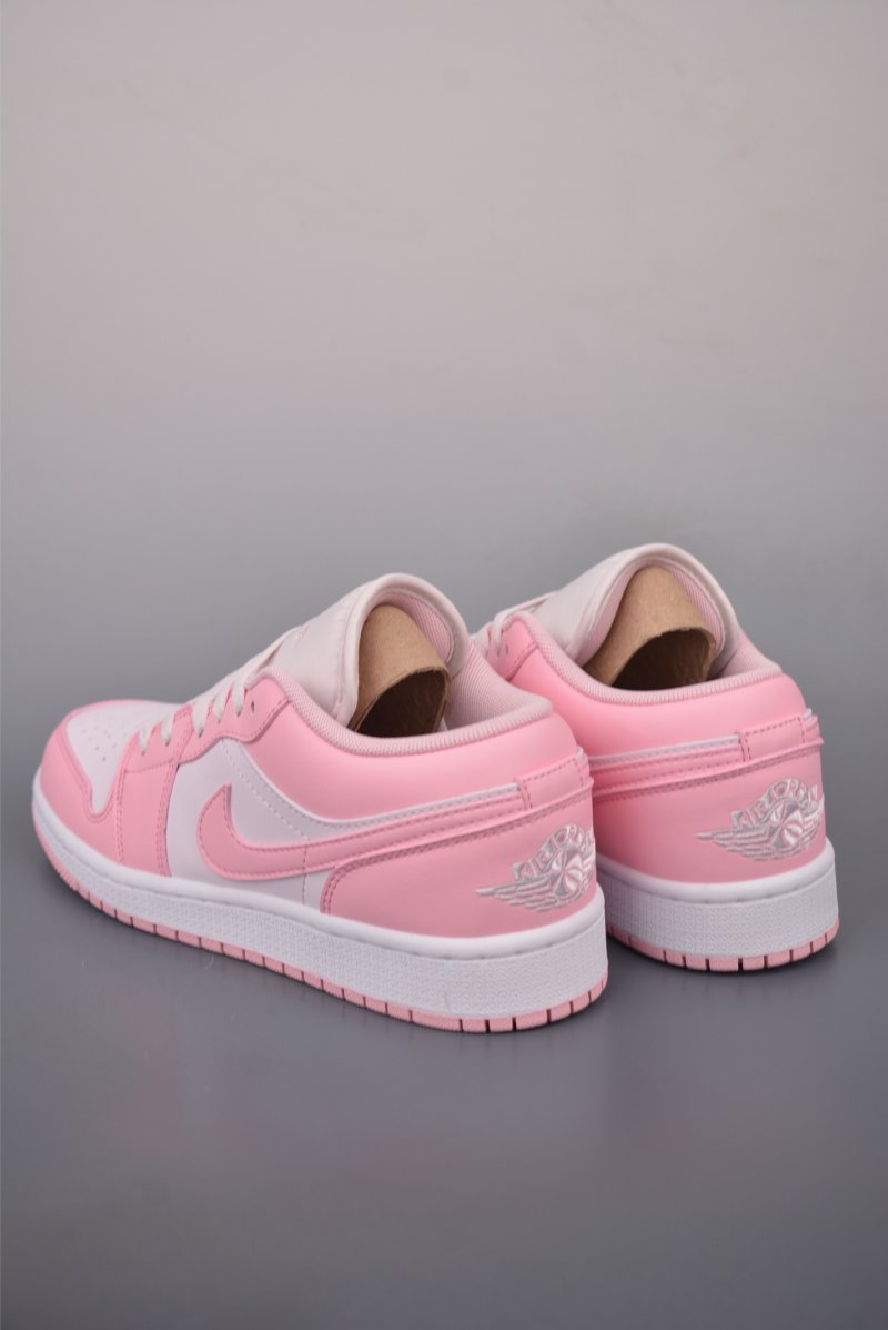 Air Jordan 1 Low 'White / Pink' view