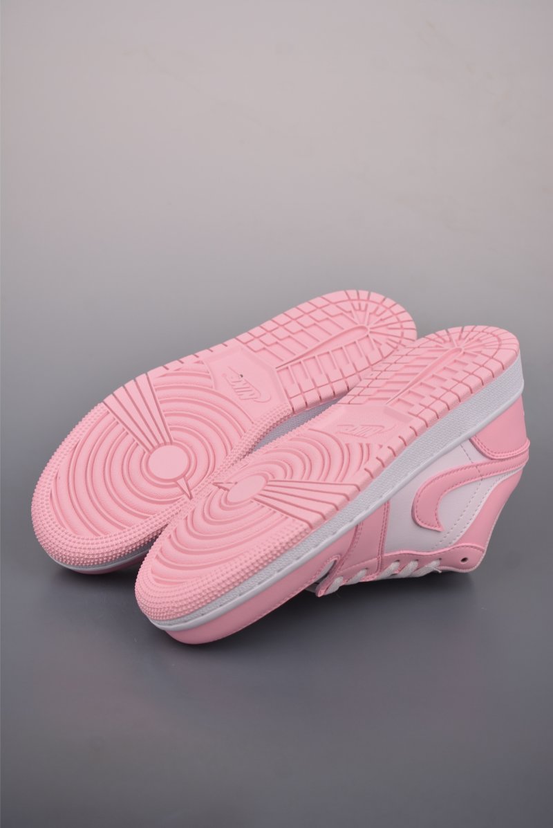 Air Jordan 1 Low 'White / Pink' view