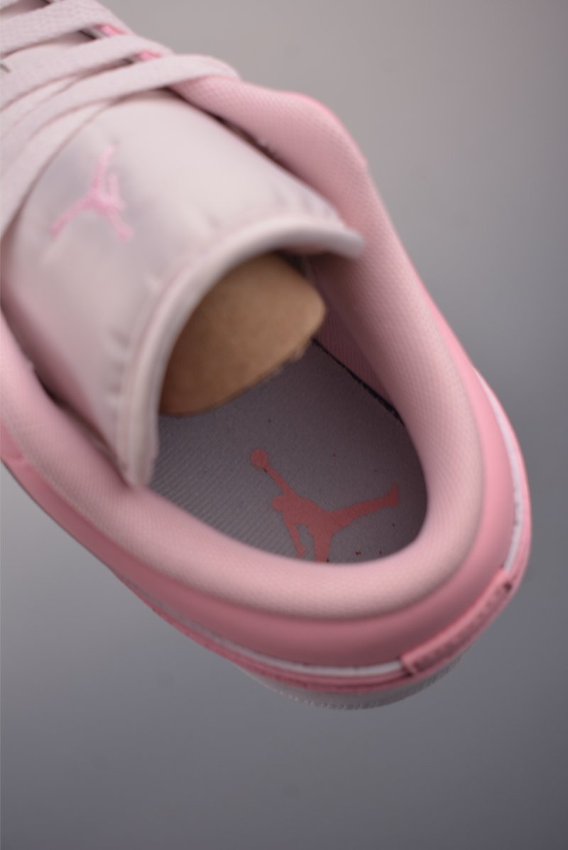 Air Jordan 1 Low 'White / Pink' view