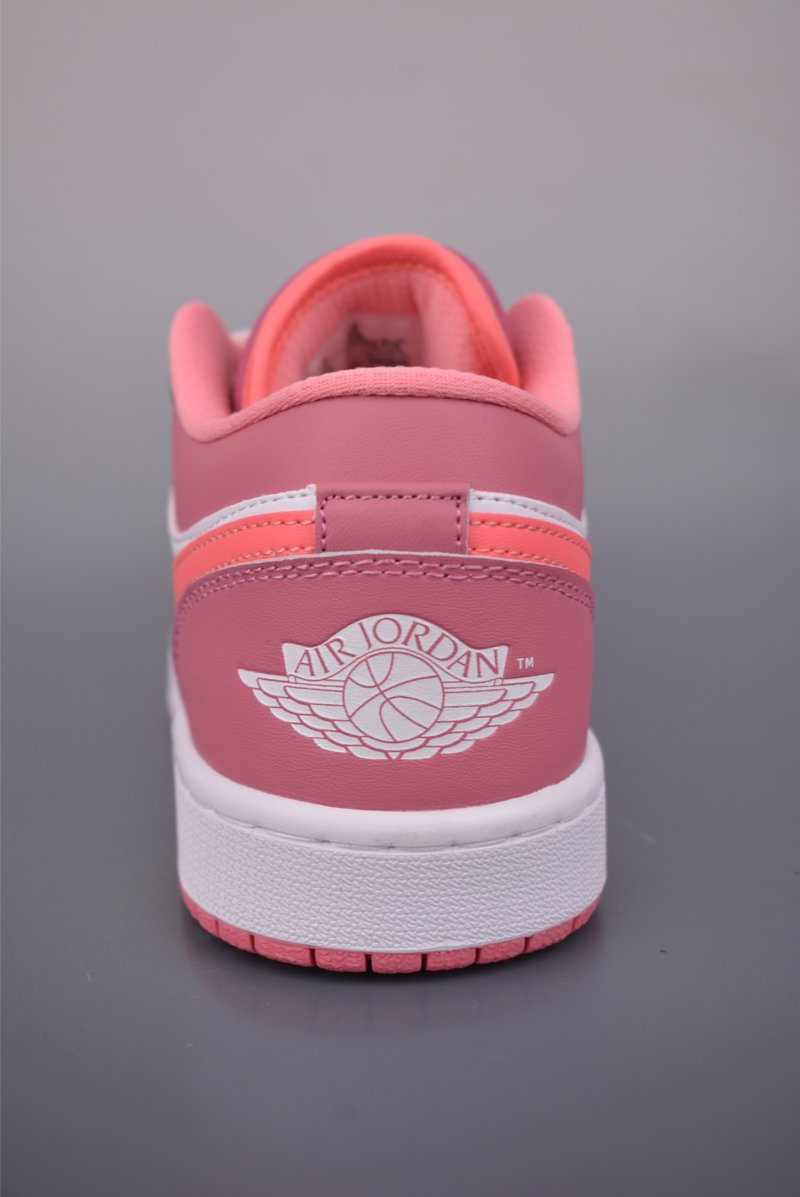 Air Jordan 1 Low 'White / Pink' view