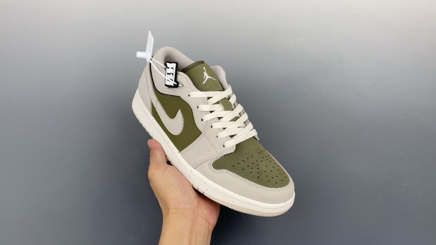 Air Jordan 1 Low 'White / Green'