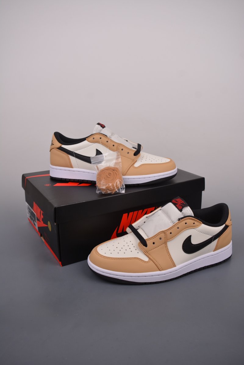 Air Jordan 1 Low 'White / Brown Toe'