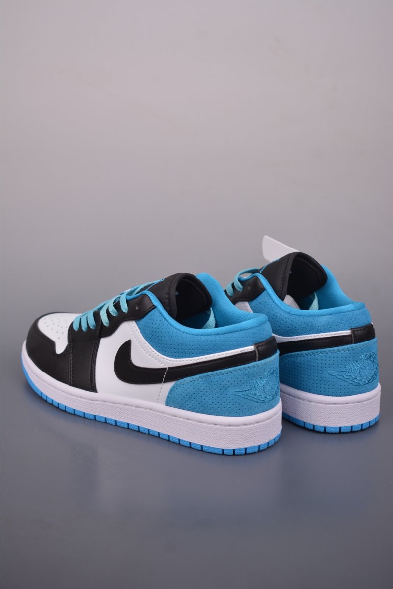 Air Jordan 1 Low 'Black / White / Blue' view