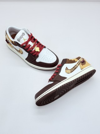Air Jordan 1 Low 'CNY Brown' view 2