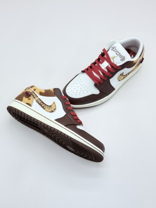 Air Jordan 1 Low 'CNY Brown' view 3