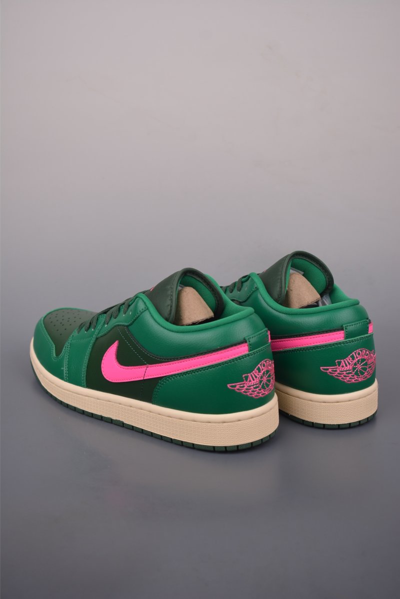 Air Jordan 1 Low 'Green / Pink' view