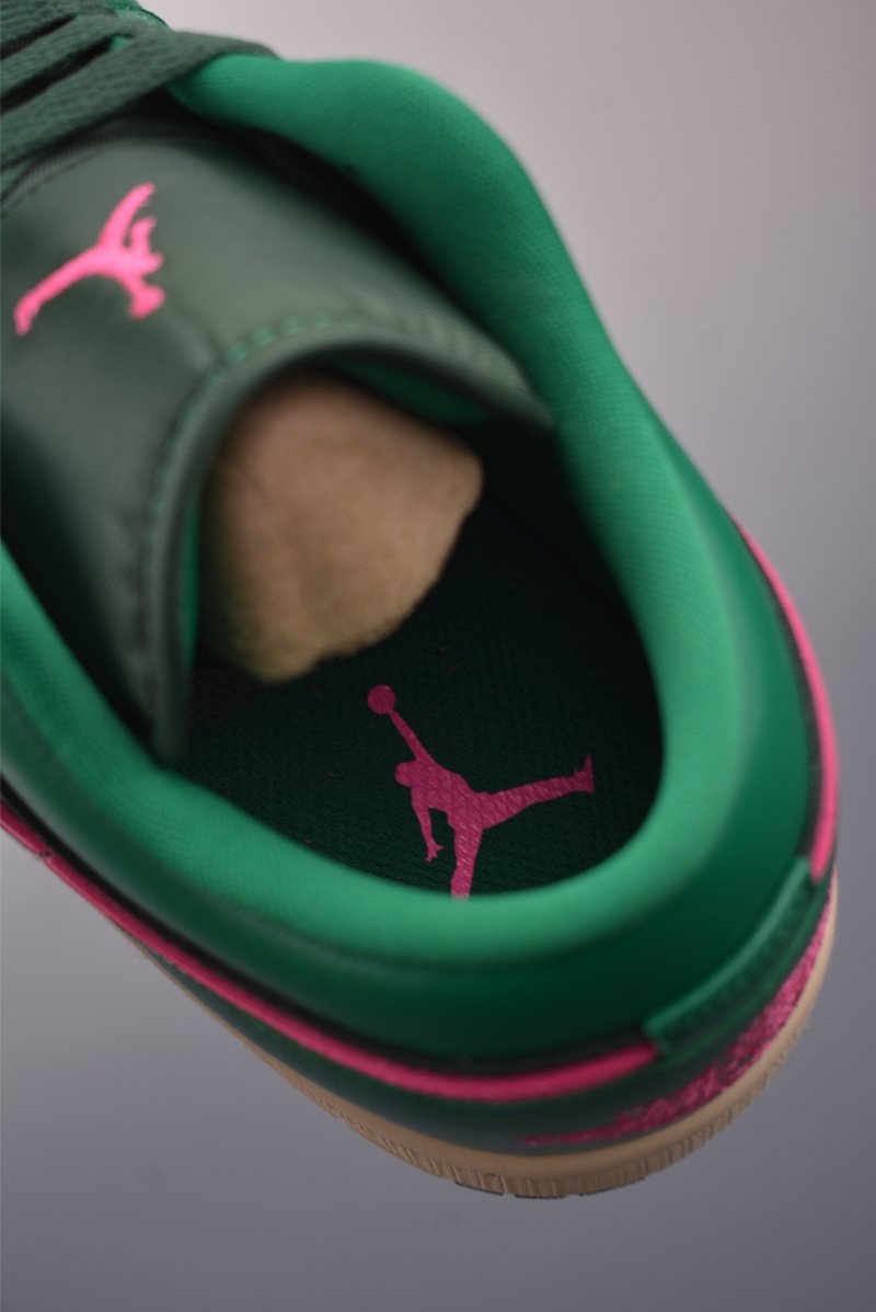 Air Jordan 1 Low 'Green / Pink' view