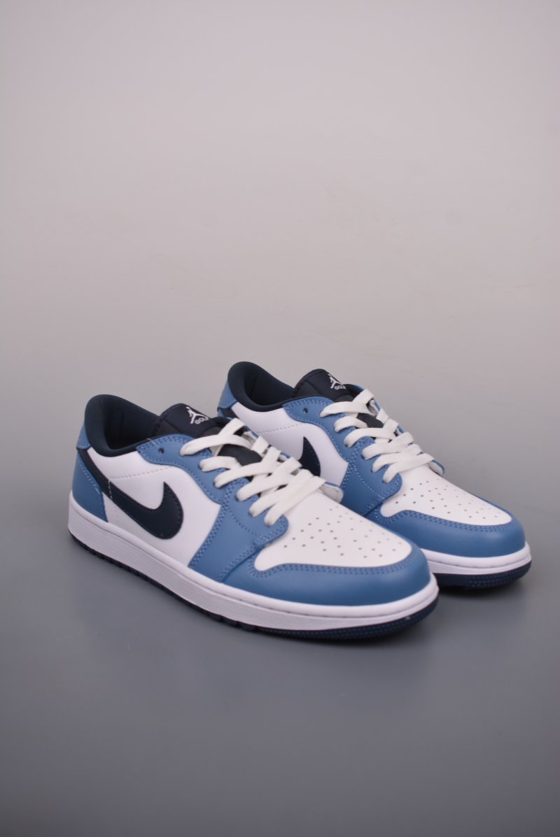 Air Jordan 1 Low 'White / Blue Golf Toe'