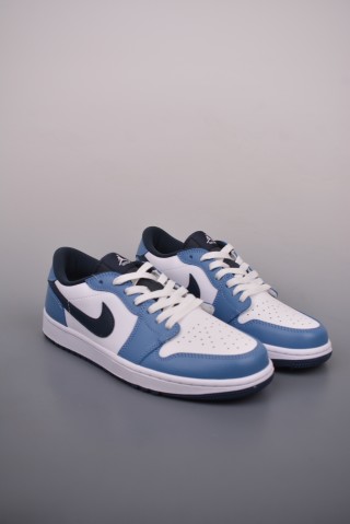 Air Jordan 1 Low 'White / Blue Golf Toe' view 1