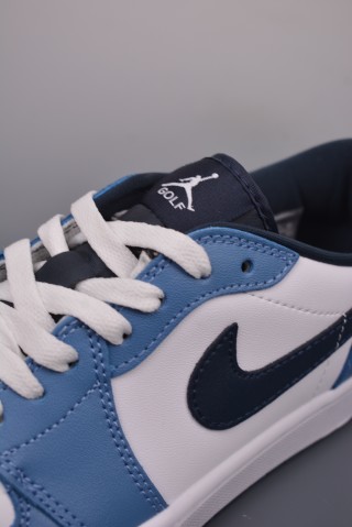Air Jordan 1 Low 'White / Blue Golf Toe' view 7