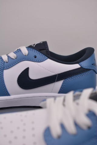Air Jordan 1 Low 'White / Blue Golf Toe' view 8