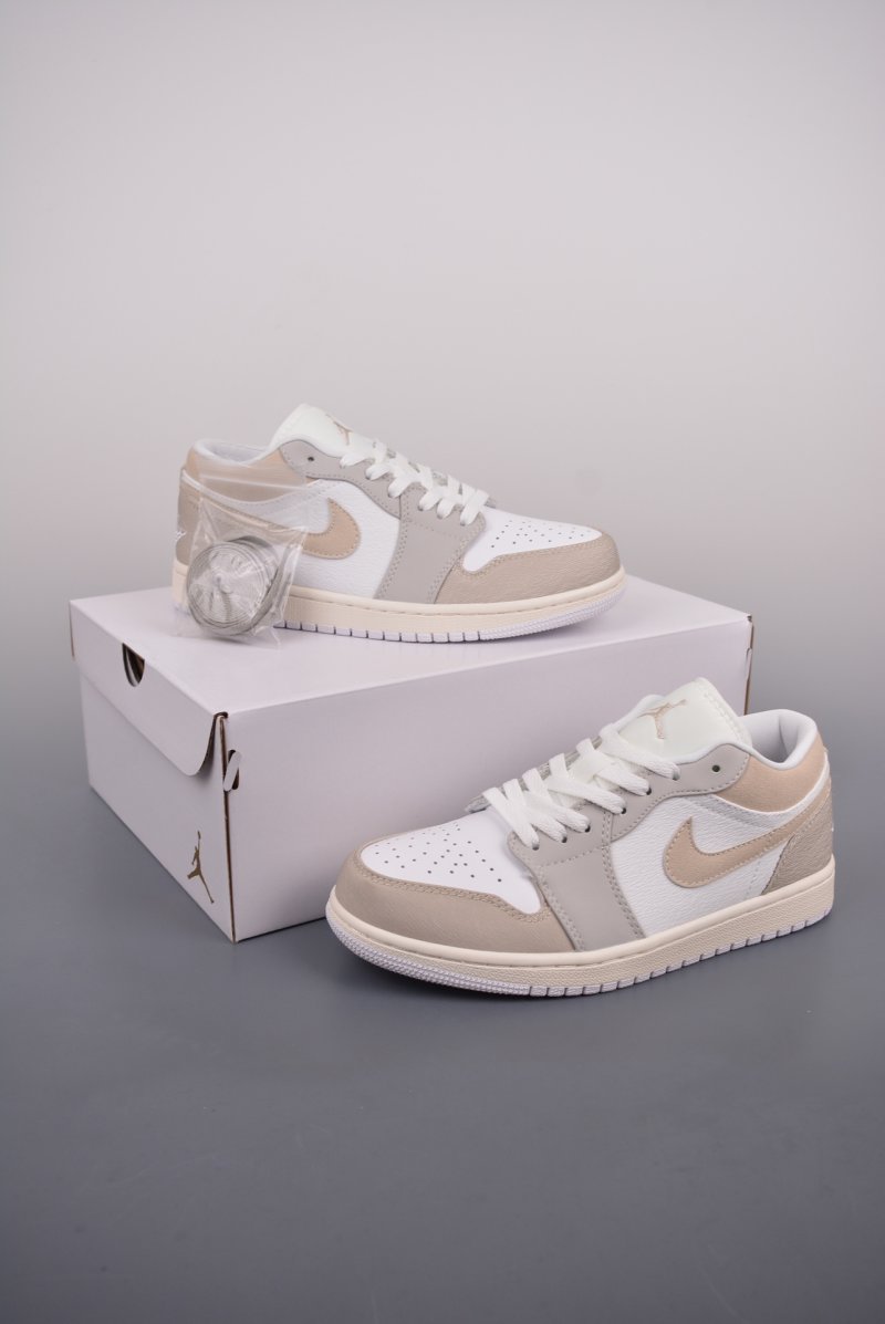 Air Jordan 1 Low 'White / Brown Toe' view