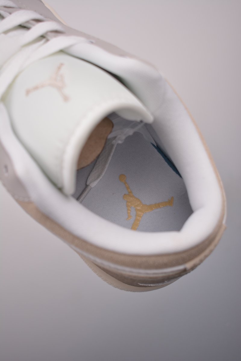 Air Jordan 1 Low 'White / Brown Toe' view