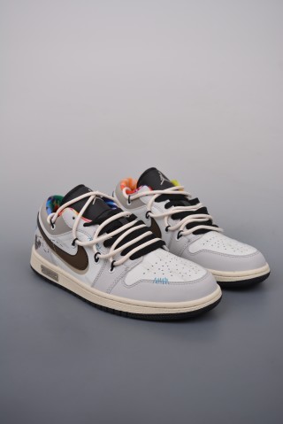 Air Jordan 1 Low 'Deconstructed Drawstring' view 1