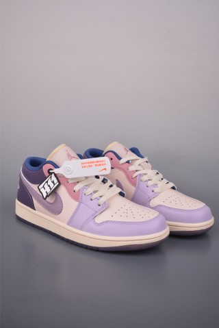 Air Jordan 1 Low 'Pink / Purple' view 1