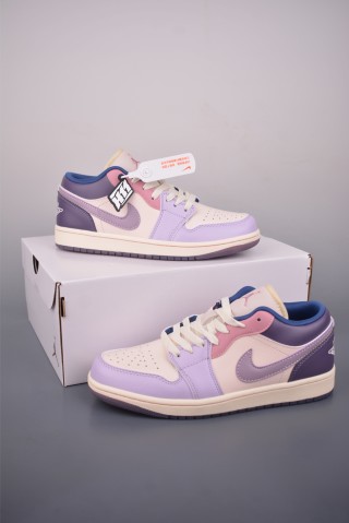 Air Jordan 1 Low 'Pink / Purple' view 5