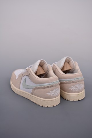 Air Jordan 1 Low 'White / Pink Toe' view 2