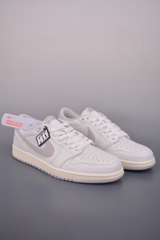 Air Jordan 1 Low 'Grey / White' view 1