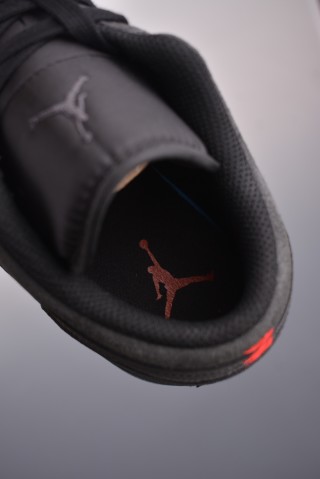 Air Jordan 1 Low 'Black / Grey Toe' view 9