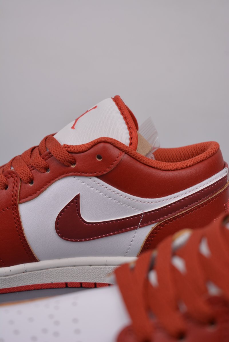 Air Jordan 1 Low 'White / Red Toe' view