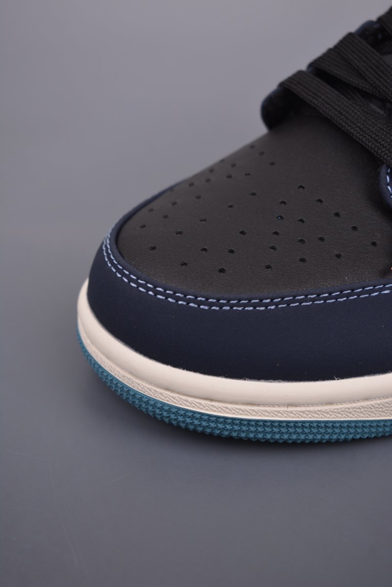 Air Jordan 1 Low 'Black / Blue Toe' view