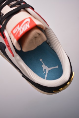 Air Jordan 1 Low 'Black / Red Silk Toe' view 9