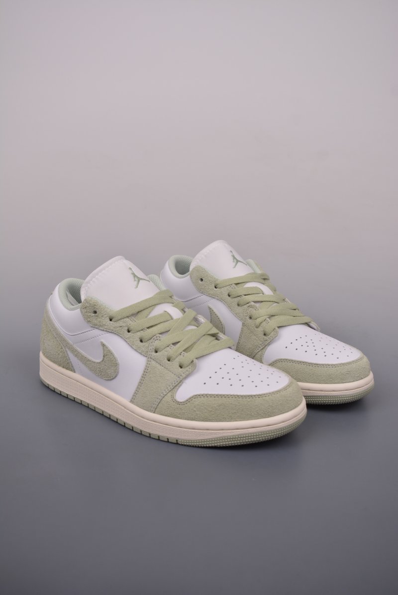 Air Jordan 1 Low 'White / Green Toe'